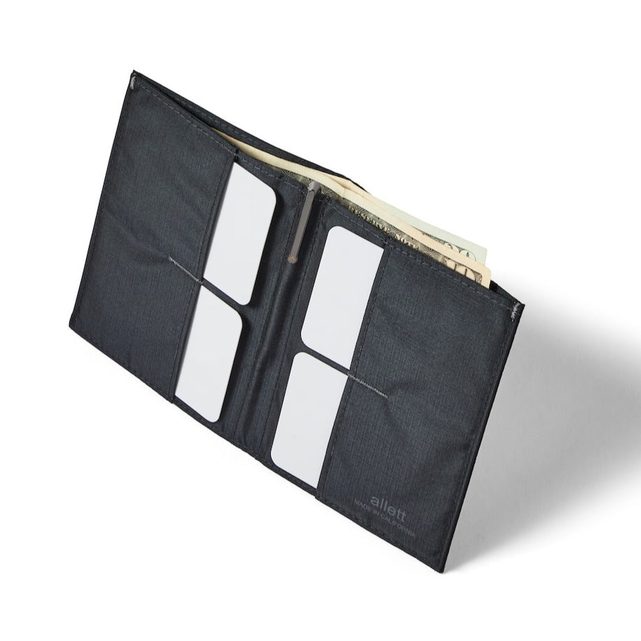 DV Leather Wallet with Coin Purse and Inside Secret Zip Compartment