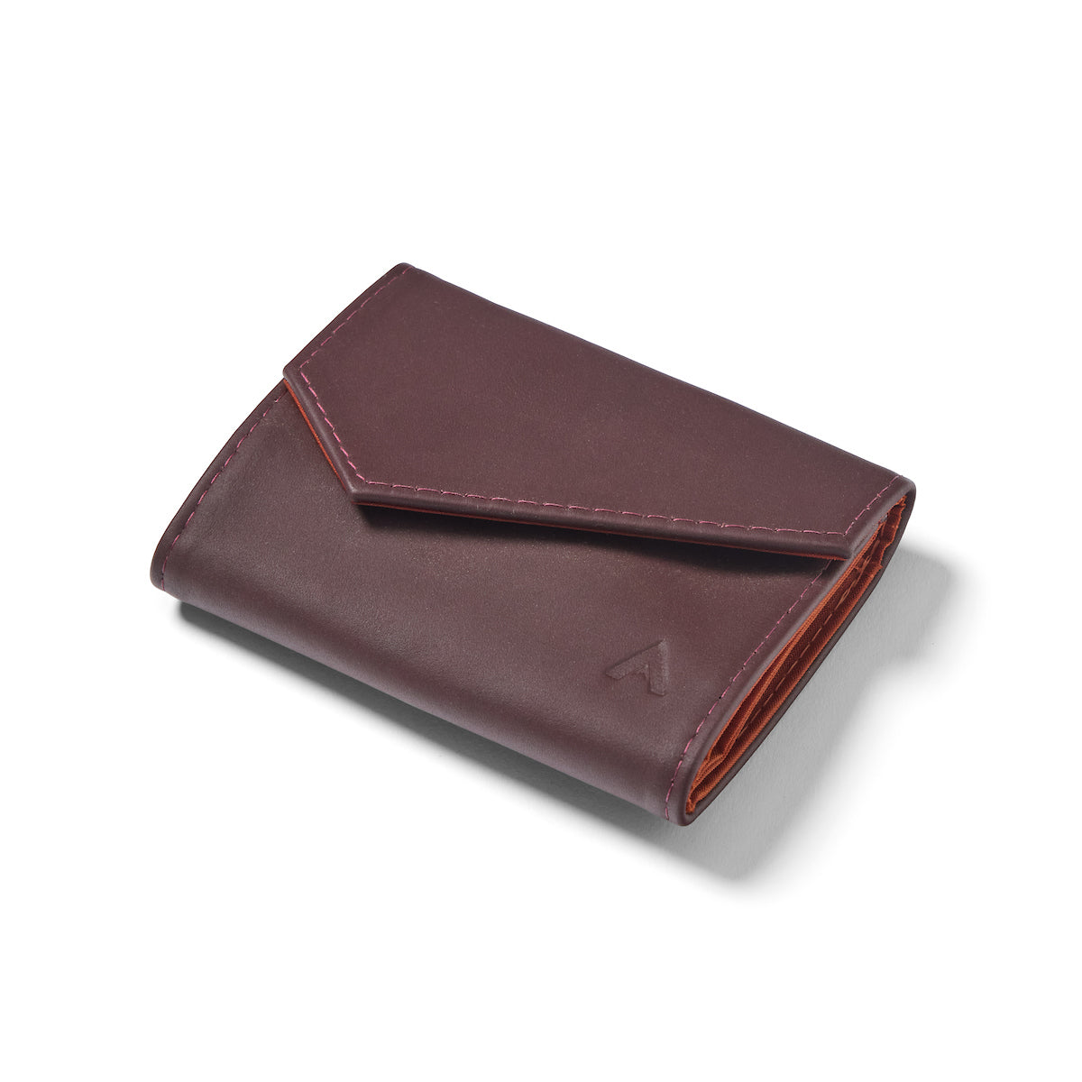 Allett Accordion Slim Wallet in merlot