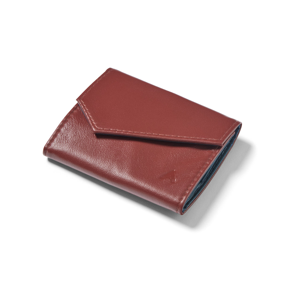 Allett Accordion Slim Wallet in rust