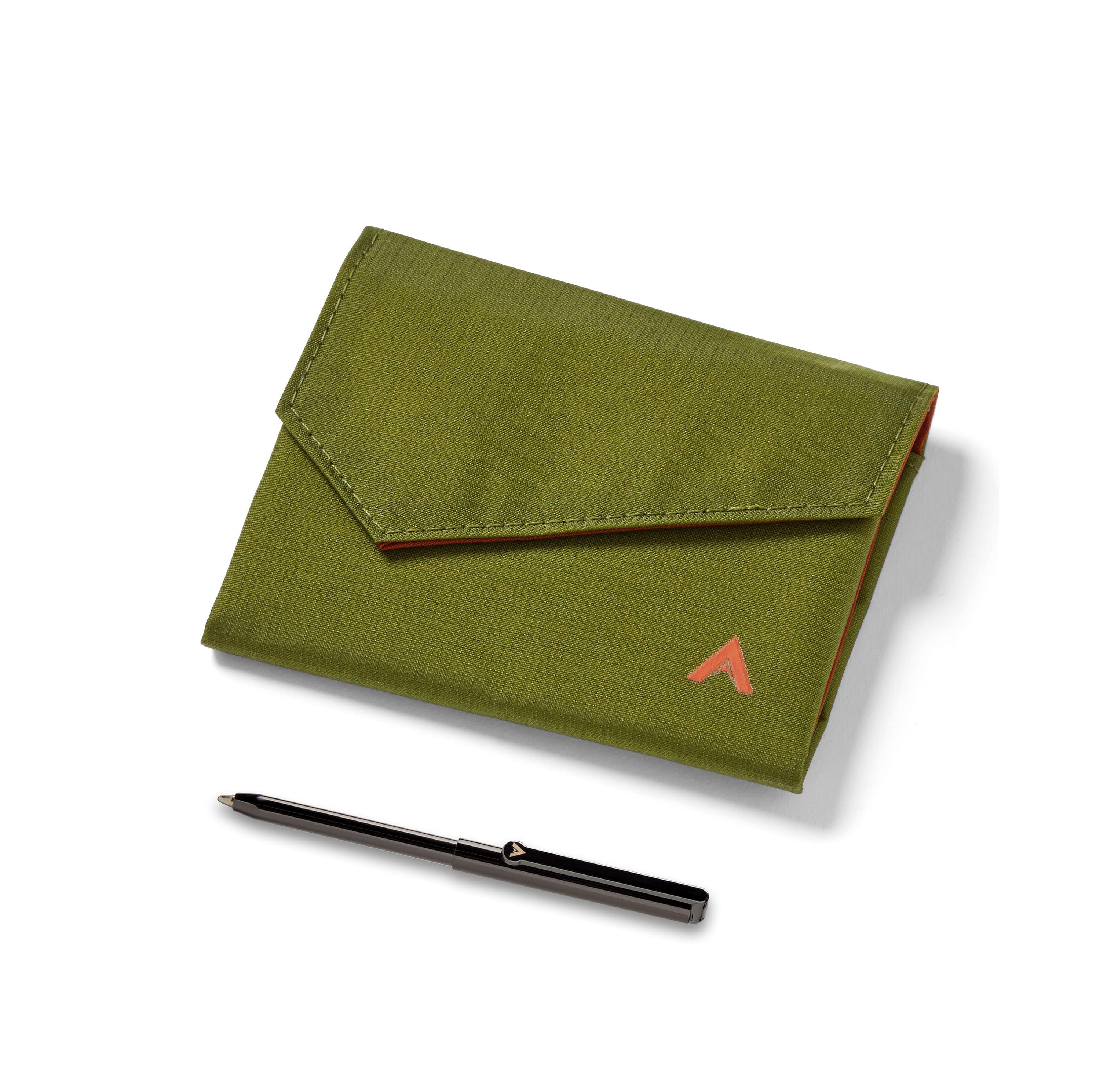 Allett cala-green accordion wallet with micro penAllett Accordion Wallet with magnet - cala-green pen