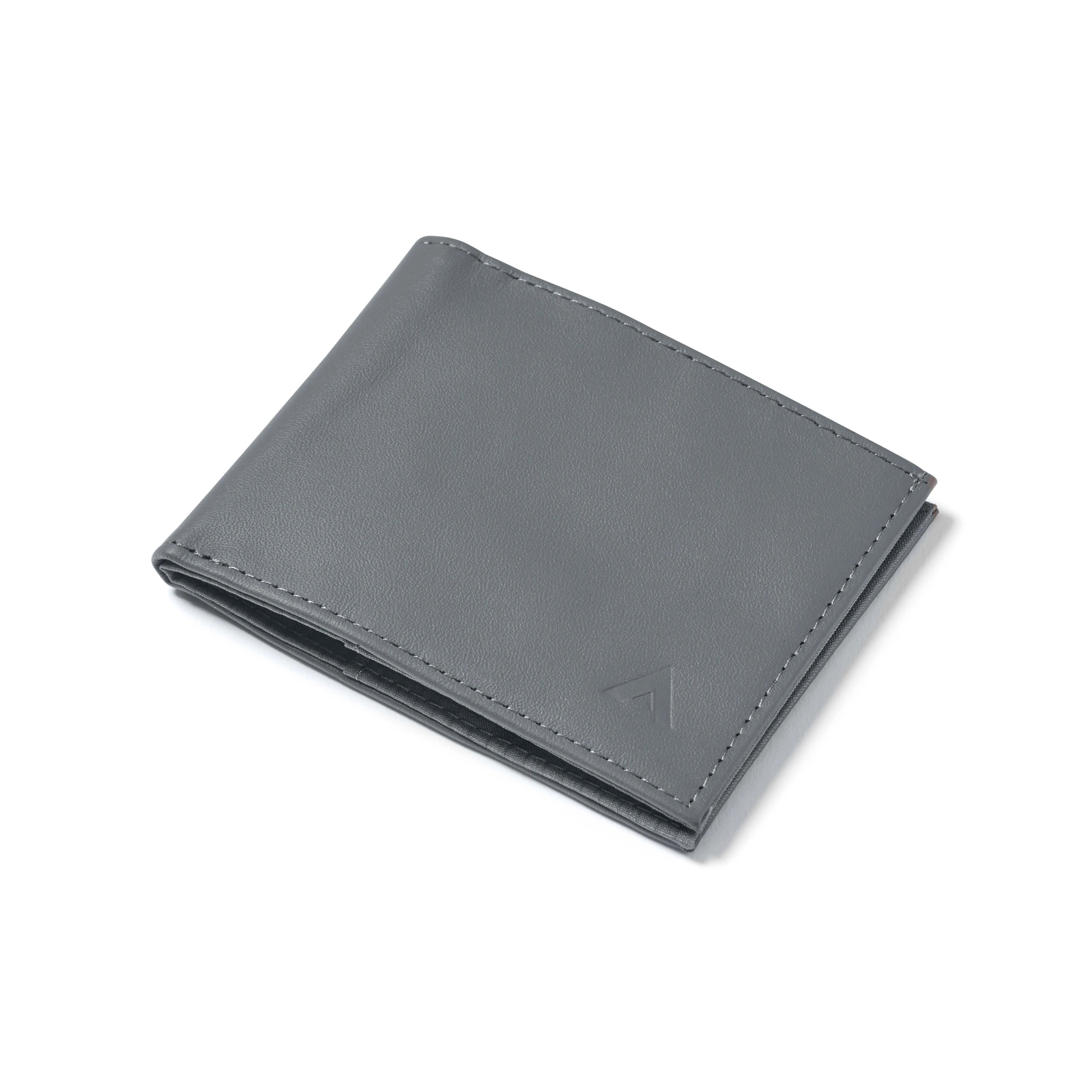 Allett Leather Sport Wallet slate-grey