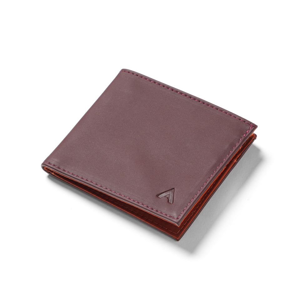 Leather Designer Wallet | Red | Edward