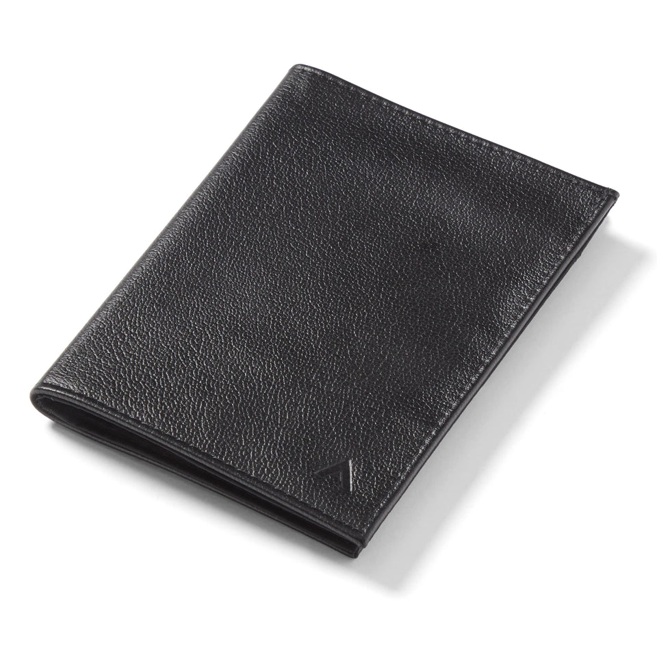 Top Grain Leather Passport Case and Card Holder With Name Tag 